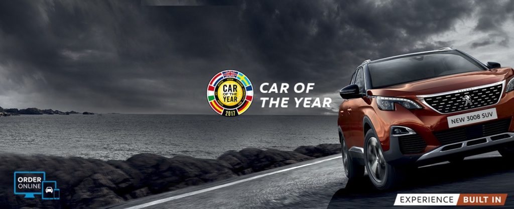 Peugeot SUV 3008 car of the year 2017