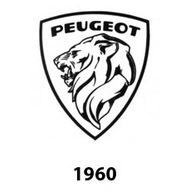 logo peugeot 1960