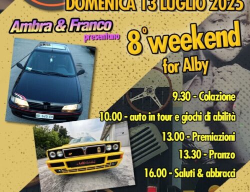 8° WEEKEND FOR ALBY – Casier (TV) – 13 luglio 2025